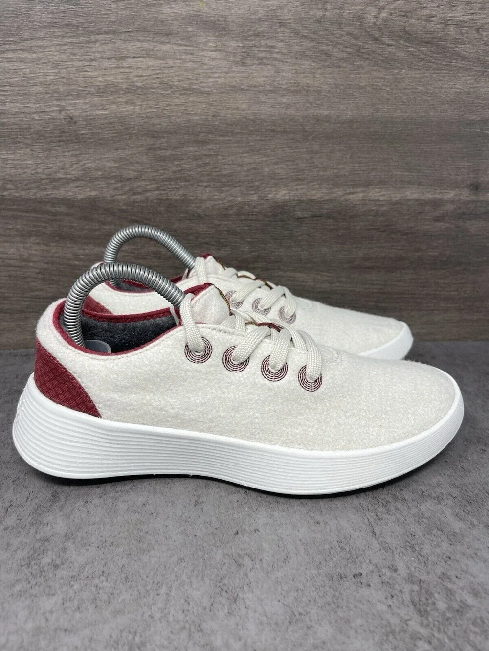 Allbirds Tree Dasher Relay Size 7.5 Womens Slip On Running Walking Shoes Cream